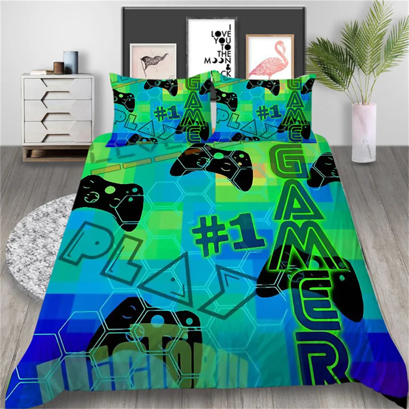 3D Bedding Set for Boys Queen Modern Gamer Comforter Cover Video Game Duvet Cover Kids Bedding Set Gamer Bedding Set
3D Bedding Set for Boys Queen Modern Gamer Comforter Cover Video Game Duvet Cover Kids Bedding Set Gamer Bedding Set
