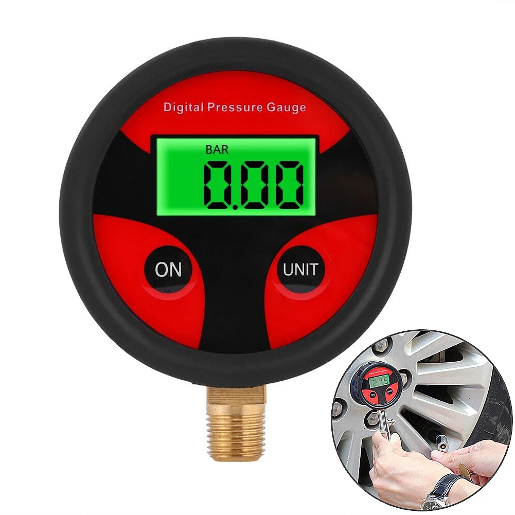 Pressure Gauge - 0 200psi Digital Led Tyre Tire Air Pressure Gauge Meter for Car Truck Motorcycle
Pressure Gauge - 0 200psi Digital Led Tyre Tire Air Pressure Gauge Meter for Car Truck Motorcycle