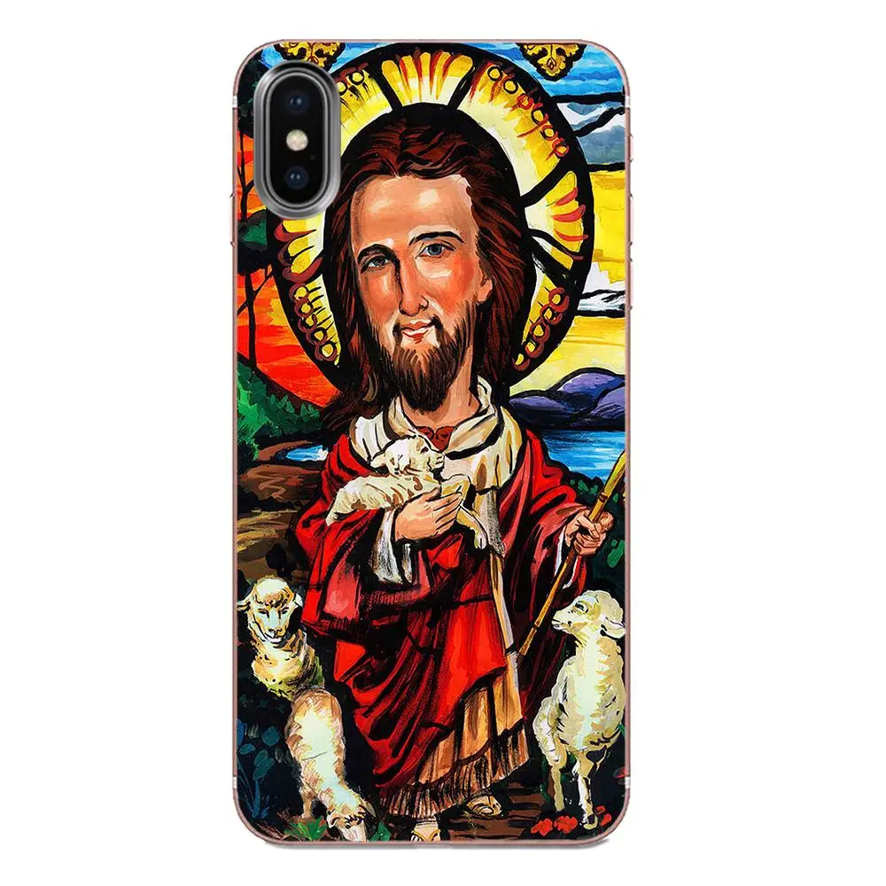 Красивый чехол для телефона Motorola Moto G G2 G3 G4 G5 G6 G7 Plus с изображением Иисуса Христа |