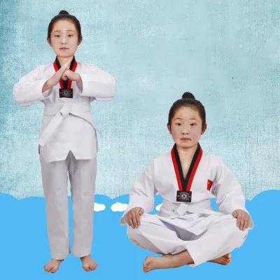 Traditional White Taekwondo Uniform Unisex Children Adult Suit Karate Judo Dobok WTF Karate Clothes Long Sleeve Fitness Training
Traditional White Taekwondo Uniform Unisex Children Adult Suit Karate Judo Dobok WTF Karate Clothes Long Sleeve Fitness Training