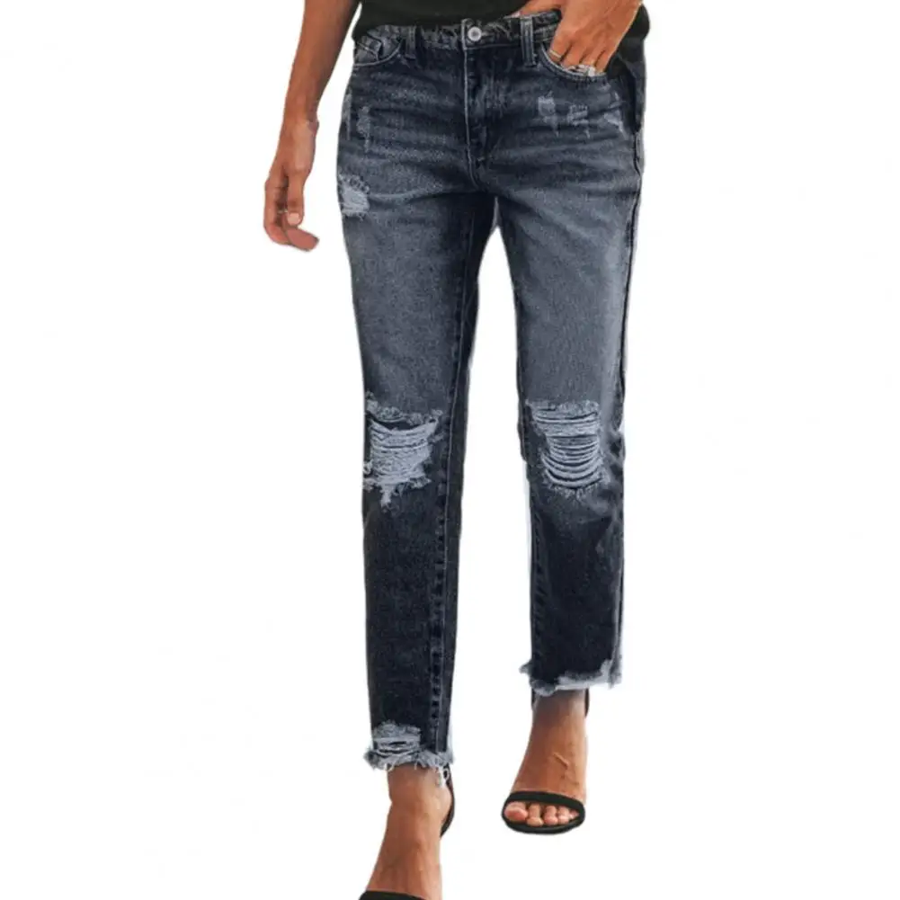 Женские рваные джинсы с бахромой, однотонные потертые Брюки с карманами, уличная одежда, Прямая поставка, лето 40%
Женские рваные джинсы с бахромой, однотонные потертые Брюки с карманами, уличная одежда, Прямая поставка, лето 40%