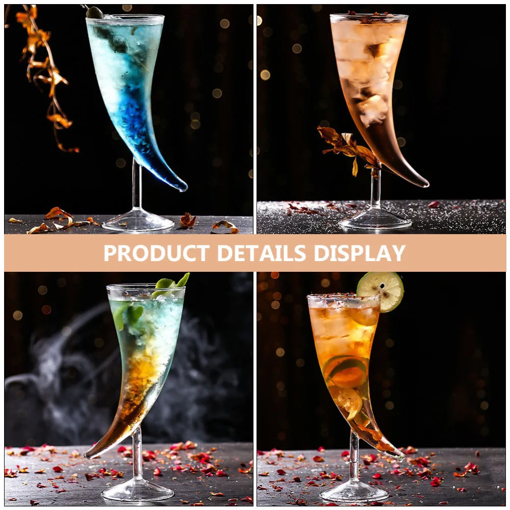 2 Pcs Moon Wine Glasses Creative Horn-shaped Glass Wine Glasses Goblets (Transparent Color)
2 Pcs Moon Wine Glasses Creative Horn-shaped Glass Wine Glasses Goblets (Transparent Color)