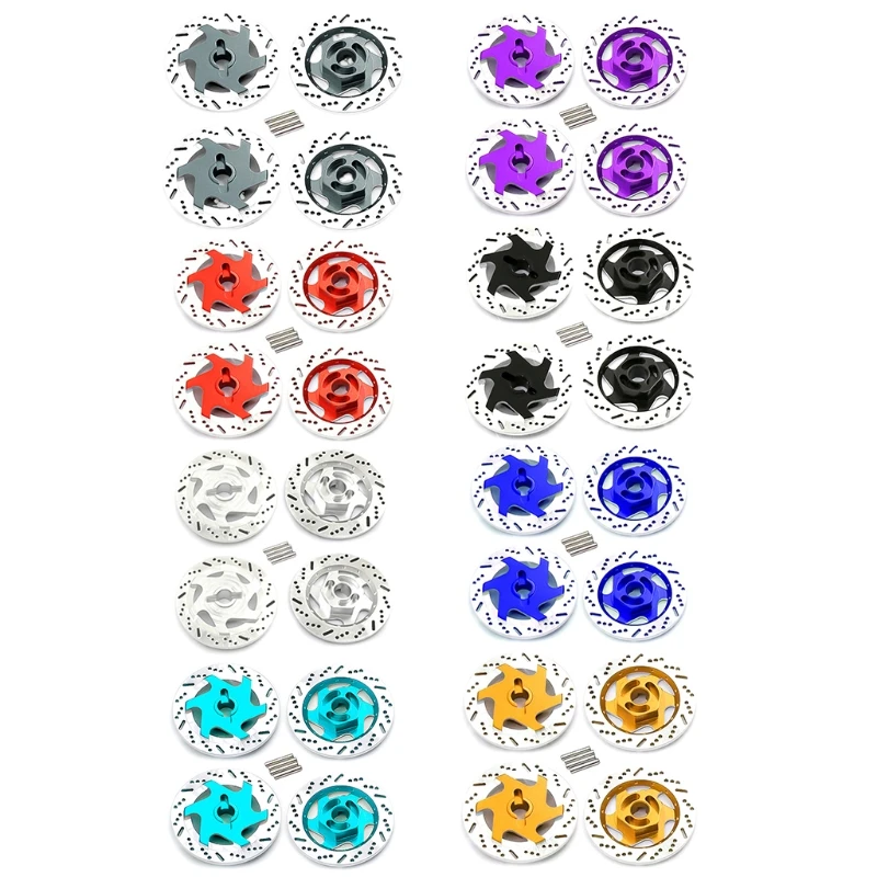 RC Accessories Metal RC Brake Disc Wheel Rim Hex Hub Brake Disc Decoration Durable Replacement Parts for 1/10 Model Car
RC Accessories Metal RC Brake Disc Wheel Rim Hex Hub Brake Disc Decoration Durable Replacement Parts for 1/10 Model Car