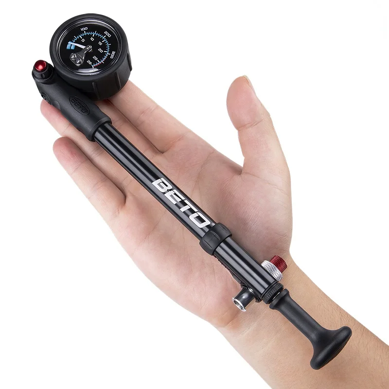 Bike Shock Pump MTB Fork / Rear Suspension Pump For Bicycle 400 PSI Hose Air Hand Pump With Pressure Gauge Bike Inflator
Bike Shock Pump MTB Fork / Rear Suspension Pump For Bicycle 400 PSI Hose Air Hand Pump With Pressure Gauge Bike Inflator