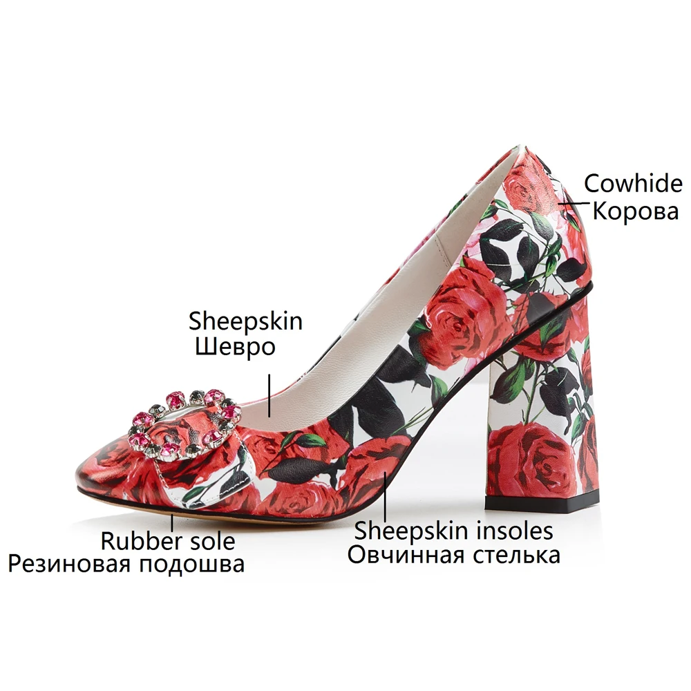 Fashion Women Shoes High Heel Round Toe Genuine Leather Pumps For Girls Chunky Heels Spring/Fall Ladies Red Pumps Bride Shoes
Fashion Women Shoes High Heel Round Toe Genuine Leather Pumps For Girls Chunky Heels Spring/Fall Ladies Red Pumps Bride Shoes