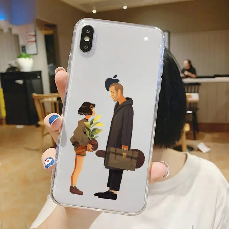 Movie Leon And Mathilda Phone Case Transparent for iPhone 6 7 8 11 12 s mini pro X XS XR MAX Plus 
Movie Leon And Mathilda Phone Case Transparent for iPhone 6 7 8 11 12 s mini pro X XS XR MAX Plus
