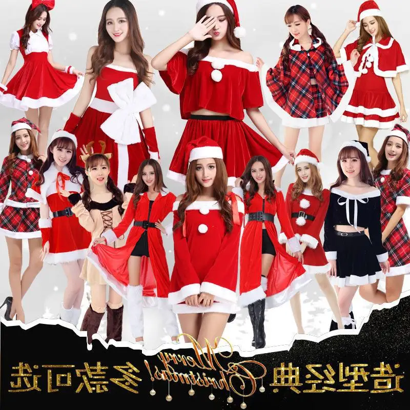 New Fashion Christmas Cosplay Santa Claus Women Girls Costume Dress Cosplay Chrismas Clothing Stage Show Sexy Red COS Robe Gowns
New Fashion Christmas Cosplay Santa Claus Women Girls Costume Dress Cosplay Chrismas Clothing Stage Show Sexy Red COS Robe Gowns