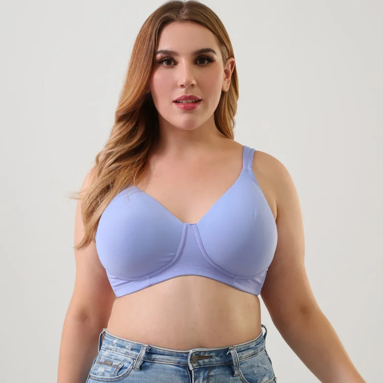 New Oversized Bra Wireless Full Cup Seamless Push Up Bras Solid Summer Ultra Thin Black Nude Blue Underwear F G Cup Plus Size
New Oversized Bra Wireless Full Cup Seamless Push Up Bras Solid Summer Ultra Thin Black Nude Blue Underwear F G Cup Plus Size