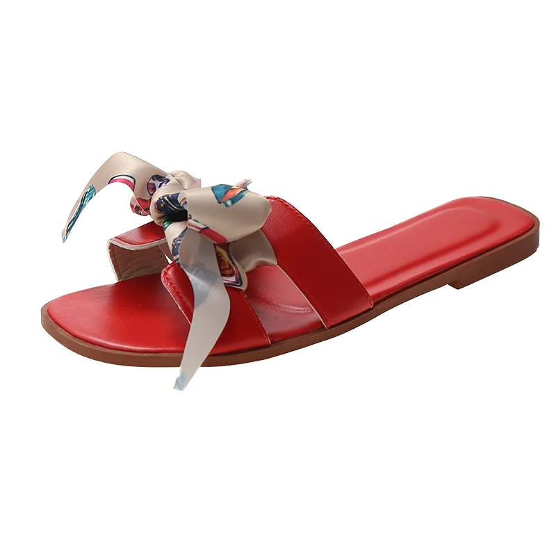 SYNXDN Women Slippers Bowknot Ribbon Low Heels Flip Flops Summer Beach Slides Open Toe Slaps Light Non-slip Sandals
SYNXDN Women Slippers Bowknot Ribbon Low Heels Flip Flops Summer Beach Slides Open Toe Slaps Light Non-slip Sandals