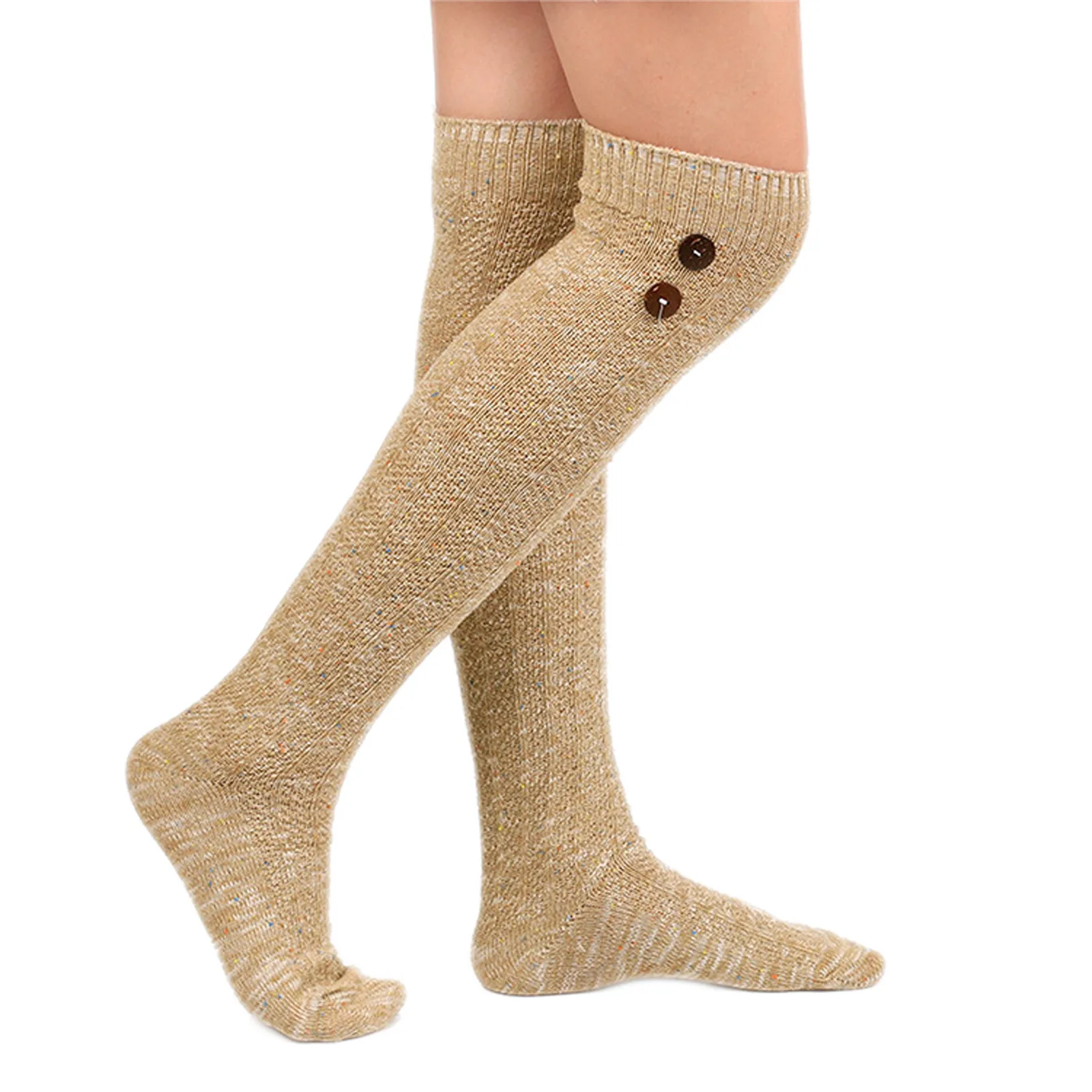 Thicker Solid Socks Women Button Knee Length Vintage Cashmere Fashion Long Stockings Snow Russia Winter Warm Comfortable Socks
Thicker Solid Socks Women Button Knee Length Vintage Cashmere Fashion Long Stockings Snow Russia Winter Warm Comfortable Socks