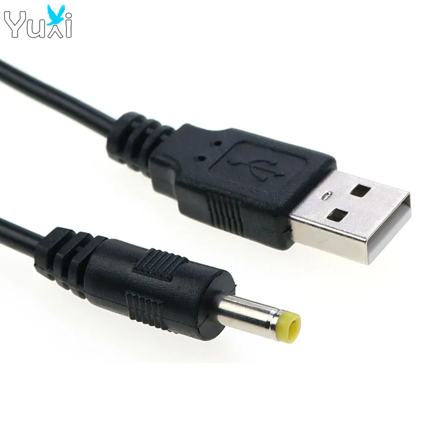 

YuXi USB к 4,0*1,7 мм зарядный кабель постоянного тока, зарядный шнур для Sony PSP 1000 2000 3000, линия подключения контроллера