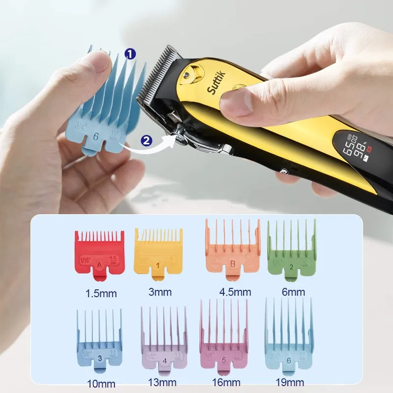 Professional Barber Hair Clipper Rechargeable Electric T-Outliner Finish Cutting Machine Beard Trimmer Shaver Cordless Corded
Professional Barber Hair Clipper Rechargeable Electric T-Outliner Finish Cutting Machine Beard Trimmer Shaver Cordless Corded