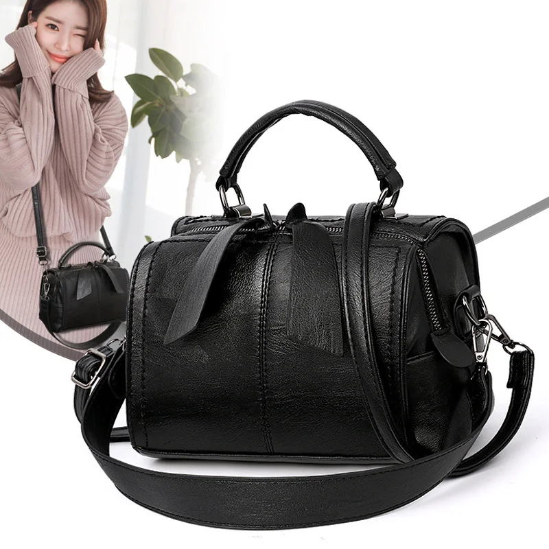 Soft PU Leather Handbag Women Shoulder Bag High Quality Solid Color Messenger Crossbody Bags New Fashion Pillow Ladies Bag Totes
Soft PU Leather Handbag Women Shoulder Bag High Quality Solid Color Messenger Crossbody Bags New Fashion Pillow Ladies Bag Totes