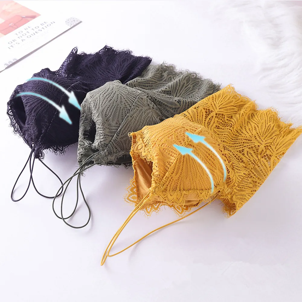 Sexy Women Underwear Vest Crop Women Ladies Lace Wireless Bra Lingerie Sexy V-Neck Underwear Female Bra
Sexy Women Underwear Vest Crop Women Ladies Lace Wireless Bra Lingerie Sexy V-Neck Underwear Female Bra