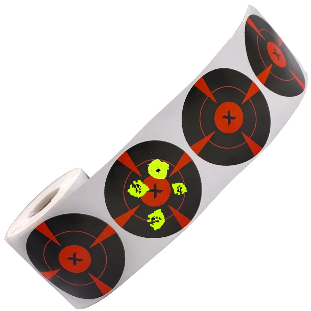 3"/7.50cm 200Pcs per Roll Self-Adhesive Splatter Splash & Reactive(Colors Impact Black to Yellow) Shooting Sticker Targets
3"/7.50cm 200Pcs per Roll Self-Adhesive Splatter Splash & Reactive(Colors Impact Black to Yellow) Shooting Sticker Targets