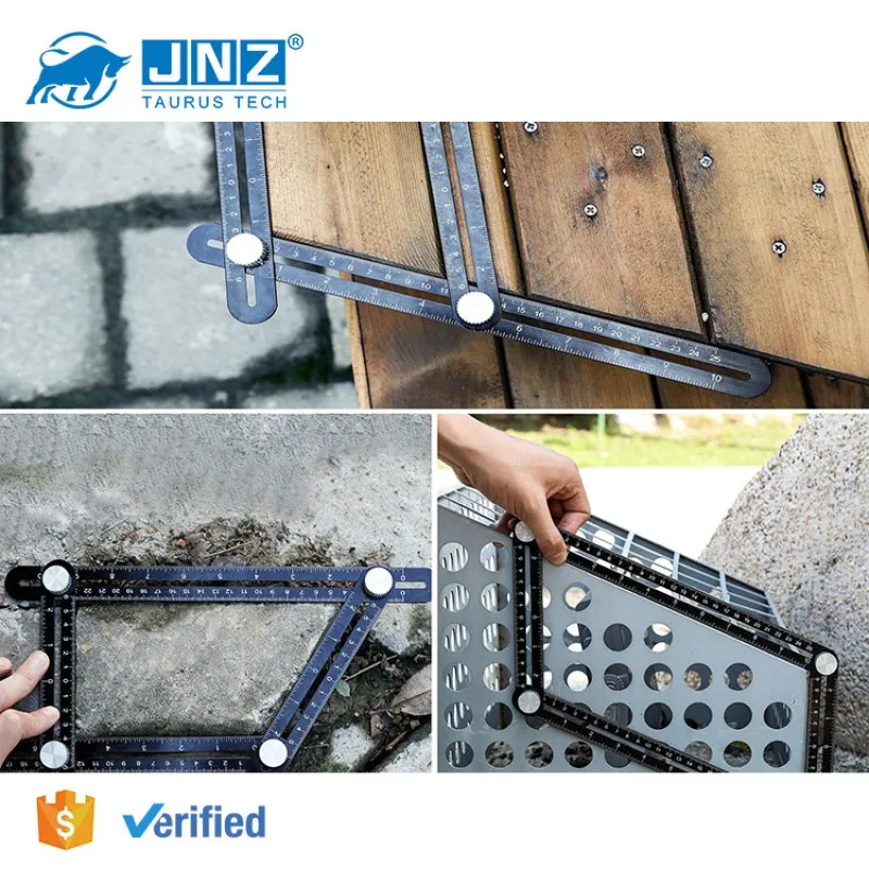 JNZ 6-складная угловая линейка из алюминиевого сплава, перфорированная фотоинструмент, инструмент для поиска отверстий в плитке, измерительн...
JNZ 6-складная угловая линейка из алюминиевого сплава, перфорированная фотоинструмент, инструмент для поиска отверстий в плитке, измерительн...