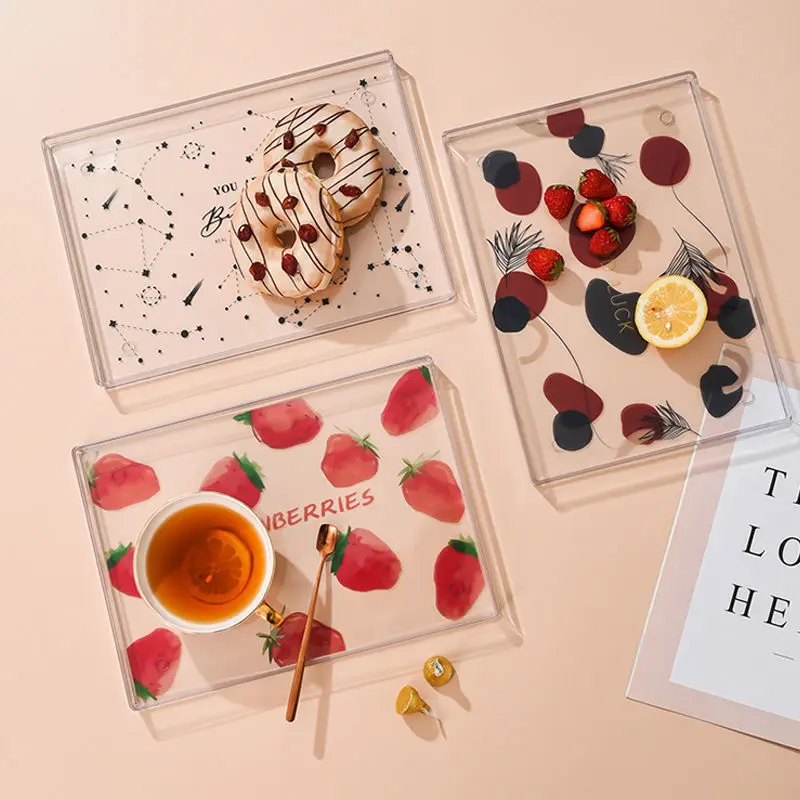 Creative Tray Dessert Plate Sushi Fruit Dish Plastic Storage Container Cup Pad Cutlery Organizer Decorative Plate for Kitchen
Creative Tray Dessert Plate Sushi Fruit Dish Plastic Storage Container Cup Pad Cutlery Organizer Decorative Plate for Kitchen