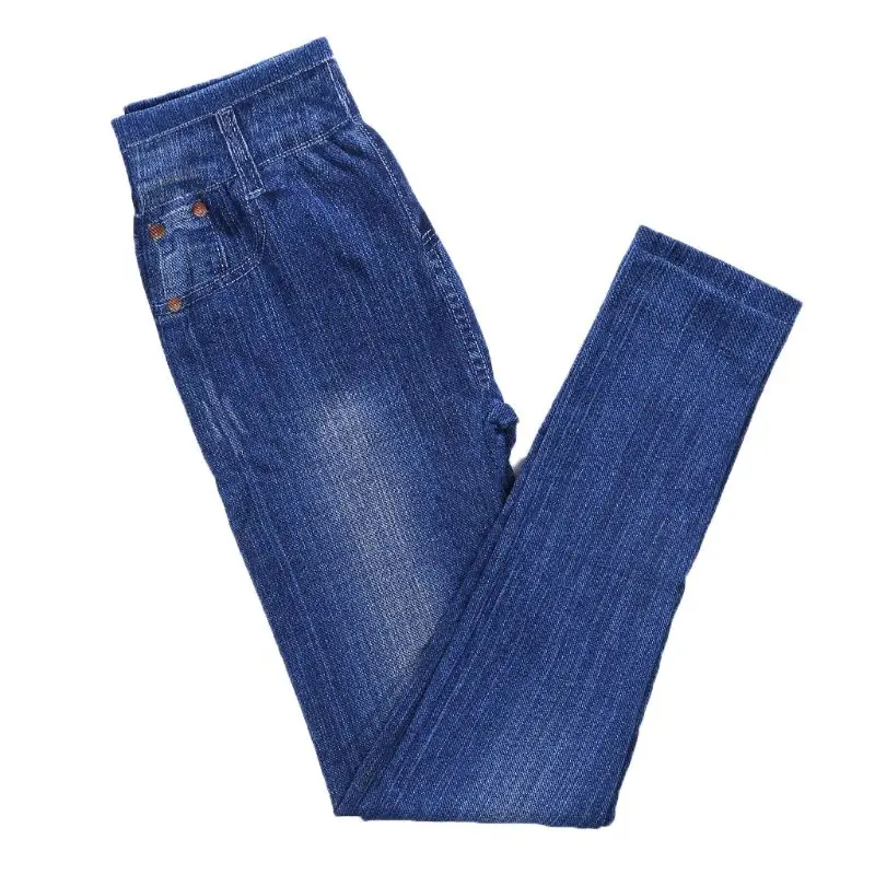 Women New Classic High Waist Slim Leggings Imitation Jeans Seamless Pencil Pants
Women New Classic High Waist Slim Leggings Imitation Jeans Seamless Pencil Pants