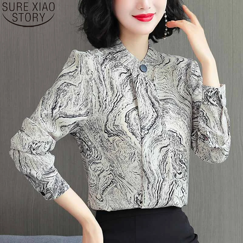 Elegant Ladies Tops Fashion Print Shirts Women Pullover Autumn 2021 Long Sleeve Blouses Office Lady Loose Blusas Mujer 10464
Elegant Ladies Tops Fashion Print Shirts Women Pullover Autumn 2021 Long Sleeve Blouses Office Lady Loose Blusas Mujer 10464