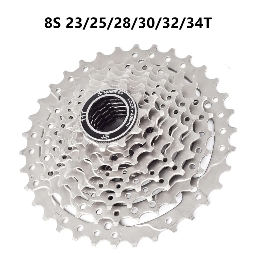 MTB bicycle 8-Speed Cassette Freewheel Anti-rust 11-23/25/28/30/32/34/36T MTB Road Bike Freewheel Bicycle Sprocket
MTB bicycle 8-Speed Cassette Freewheel Anti-rust 11-23/25/28/30/32/34/36T MTB Road Bike Freewheel Bicycle Sprocket