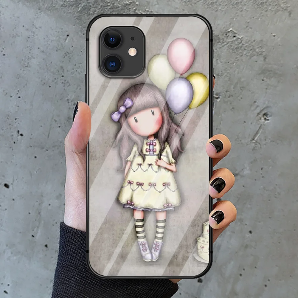 Cartoon Lovely Santoro Gorjuss Phone Tempered Glass Case Cover For IPhone 6 6S 7 8 11 12 X Xr Xs Se 2020 Pro Max Plus Mini Black
Cartoon Lovely Santoro Gorjuss Phone Tempered Glass Case Cover For IPhone 6 6S 7 8 11 12 X Xr Xs Se 2020 Pro Max Plus Mini Black