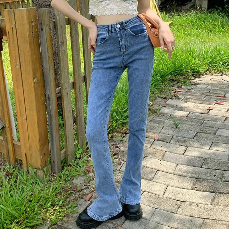 Джинсы GUUZYUVIZ Женские винтажные, повседневные эластичные расклешенные брюки с завышенной талией, черные штаны, Осень-зима
Джинсы GUUZYUVIZ Женские винтажные, повседневные эластичные расклешенные брюки с завышенной талией, черные штаны, Осень-зима