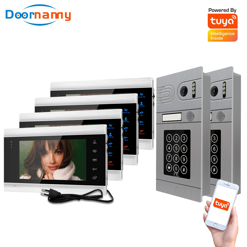 Doornanny на возраст от 2 до 4 дверной звонок Домашний домофон Беспроводной Wi Fi видео