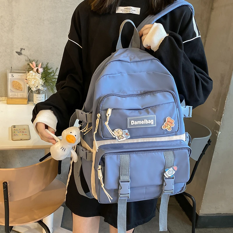 HOCODO Kawaii Women Backpack Multi-Pocket School Bag For Teenage Girl Anti-Theft Female Backpack Solid Color Travel Bag Mochila
HOCODO Kawaii Women Backpack Multi-Pocket School Bag For Teenage Girl Anti-Theft Female Backpack Solid Color Travel Bag Mochila