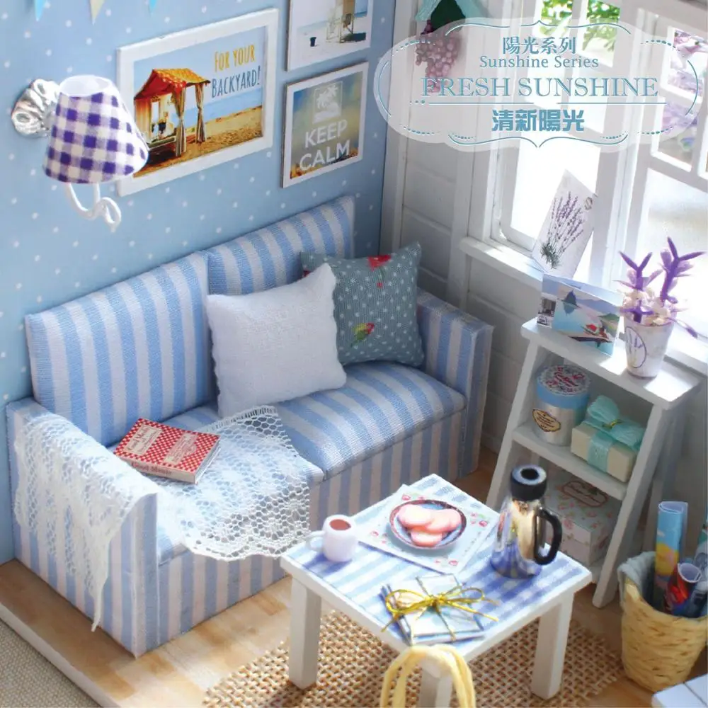 3D Doll house girls deluxe princess room miniature furniture dollhouse creative assembly casa toys for Children
3D Doll house girls deluxe princess room miniature furniture dollhouse creative assembly casa toys for Children