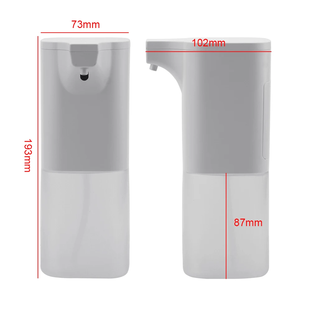 Touchless Infrared Automatic Induction Foaming Soap Dispenser Smart Sensor Hand Washer Soap Pump Foam Dispenser 350ml
Touchless Infrared Automatic Induction Foaming Soap Dispenser Smart Sensor Hand Washer Soap Pump Foam Dispenser 350ml