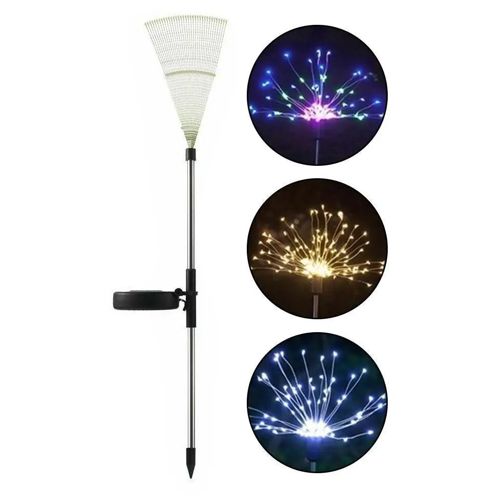 Solar Powered Fireworks Lamp Outdoor Grass Globe Fireworks Lamp Flash String 90 LED /150LED For Garden Landscape Holiday Light
Solar Powered Fireworks Lamp Outdoor Grass Globe Fireworks Lamp Flash String 90 LED /150LED For Garden Landscape Holiday Light