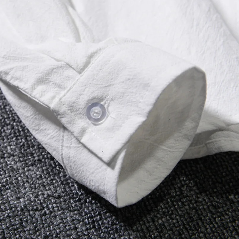 Men Shirts Solid Simple All-match Long Sleeve Turn-down Collar Mens Korean Style Streetwear Leisure Ins Harajuku Ulzzang Chic
Men Shirts Solid Simple All-match Long Sleeve Turn-down Collar Mens Korean Style Streetwear Leisure Ins Harajuku Ulzzang Chic