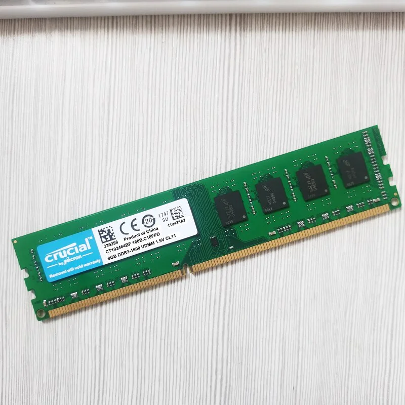 NEW CRUCIAL DDR3L DDR3 RAM 4GB 8GB 1866MHz 1600MHz 1333MHz Desktop Memory 240 Pins DIMM 1.5V RAM Memory Module
NEW CRUCIAL DDR3L DDR3 RAM 4GB 8GB 1866MHz 1600MHz 1333MHz Desktop Memory 240 Pins DIMM 1.5V RAM Memory Module