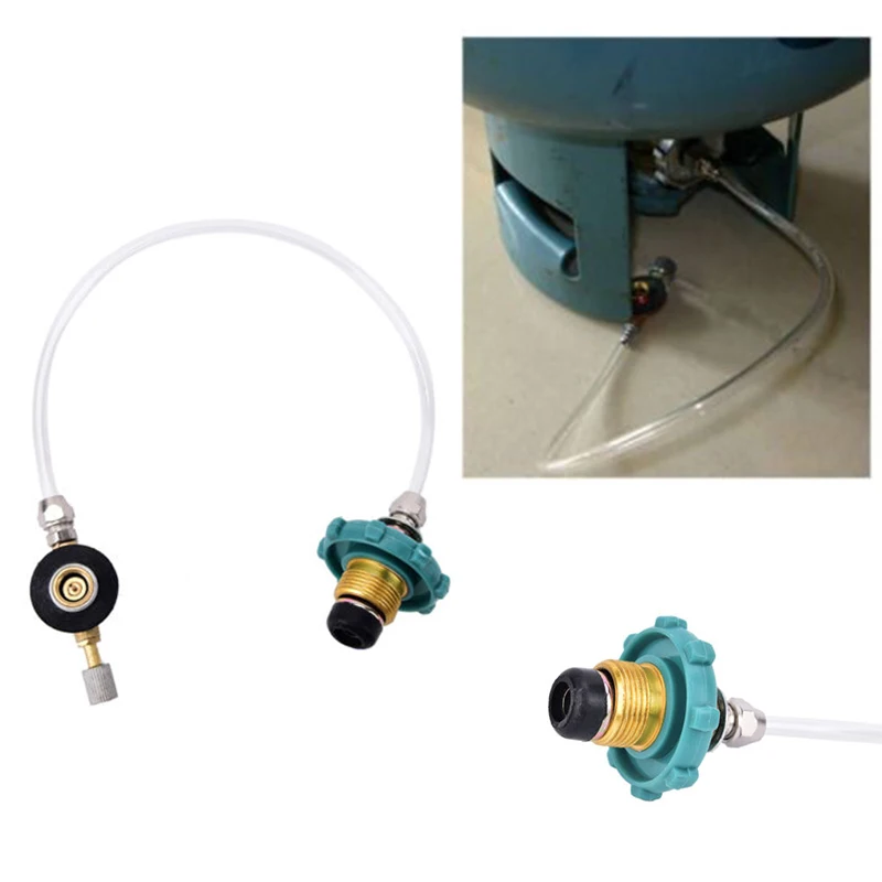 Outdoor Camping Propane Refill Adapter Lp Gas Flat Cylinder Tank Coupler Adapter Safety Flat Gas Tank Inflation Valve
Outdoor Camping Propane Refill Adapter Lp Gas Flat Cylinder Tank Coupler Adapter Safety Flat Gas Tank Inflation Valve