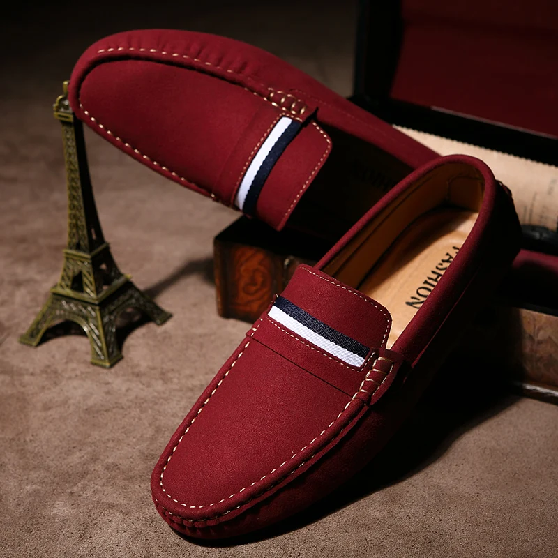Cow Suede Leather Shoes Men Moccasins Shoes Luxury Brand Driving Shoes Fashion Mens Penny Loafers Boat Loafers Trendy Flats
Cow Suede Leather Shoes Men Moccasins Shoes Luxury Brand Driving Shoes Fashion Mens Penny Loafers Boat Loafers Trendy Flats