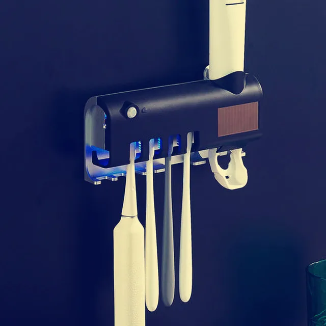 Uv Toothbrush Sterilizer Toothbrush Holder Plastic Toothbrush Holder Cup Automatic Toothpaste Salle De Bain Home Supplies DE50YS
Uv Toothbrush Sterilizer Toothbrush Holder Plastic Toothbrush Holder Cup Automatic Toothpaste Salle De Bain Home Supplies DE50YS