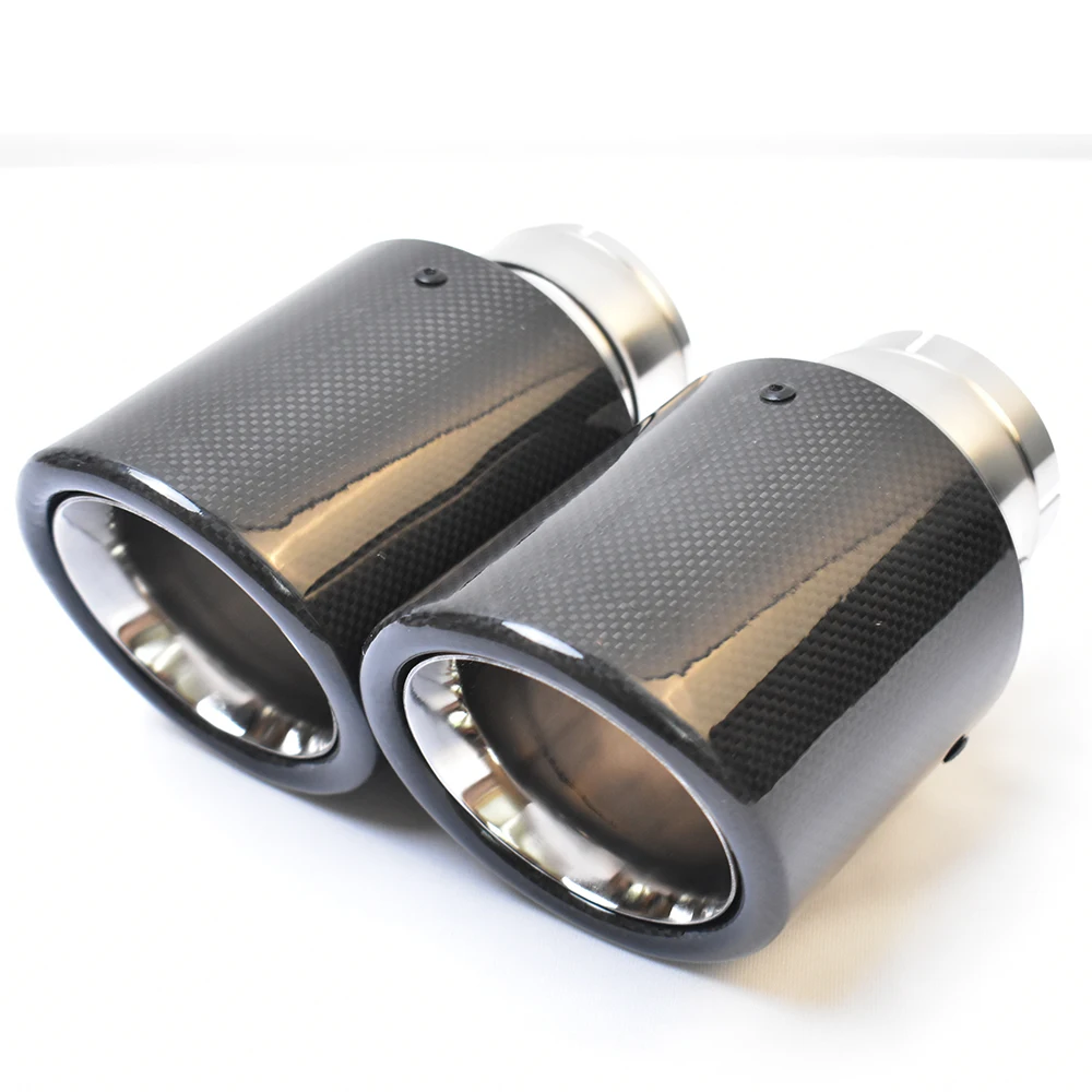 Car Universal Modiflcation Stainless Steel Single Glossy Curly Bevel Edge Exhaust Pipe Full Fiber Carbon Cover Muffler Tip
Car Universal Modiflcation Stainless Steel Single Glossy Curly Bevel Edge Exhaust Pipe Full Fiber Carbon Cover Muffler Tip