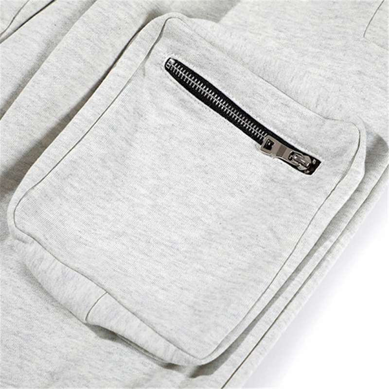 Hip Hip Black Multi-pocket Harem Pants Men Joggers Pant 2021 Zipper Design Fashion Streetwear Dancing Trousers Sweatpants WY626