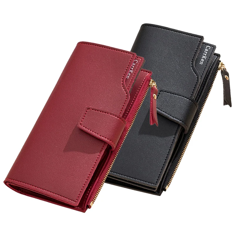 2021 Long Wallet Female Big Capacity Hasp Zipper Purse Ladies Clutch Casual Simple Solid Coin Card Holders Wallet School Student
2021 Long Wallet Female Big Capacity Hasp Zipper Purse Ladies Clutch Casual Simple Solid Coin Card Holders Wallet School Student