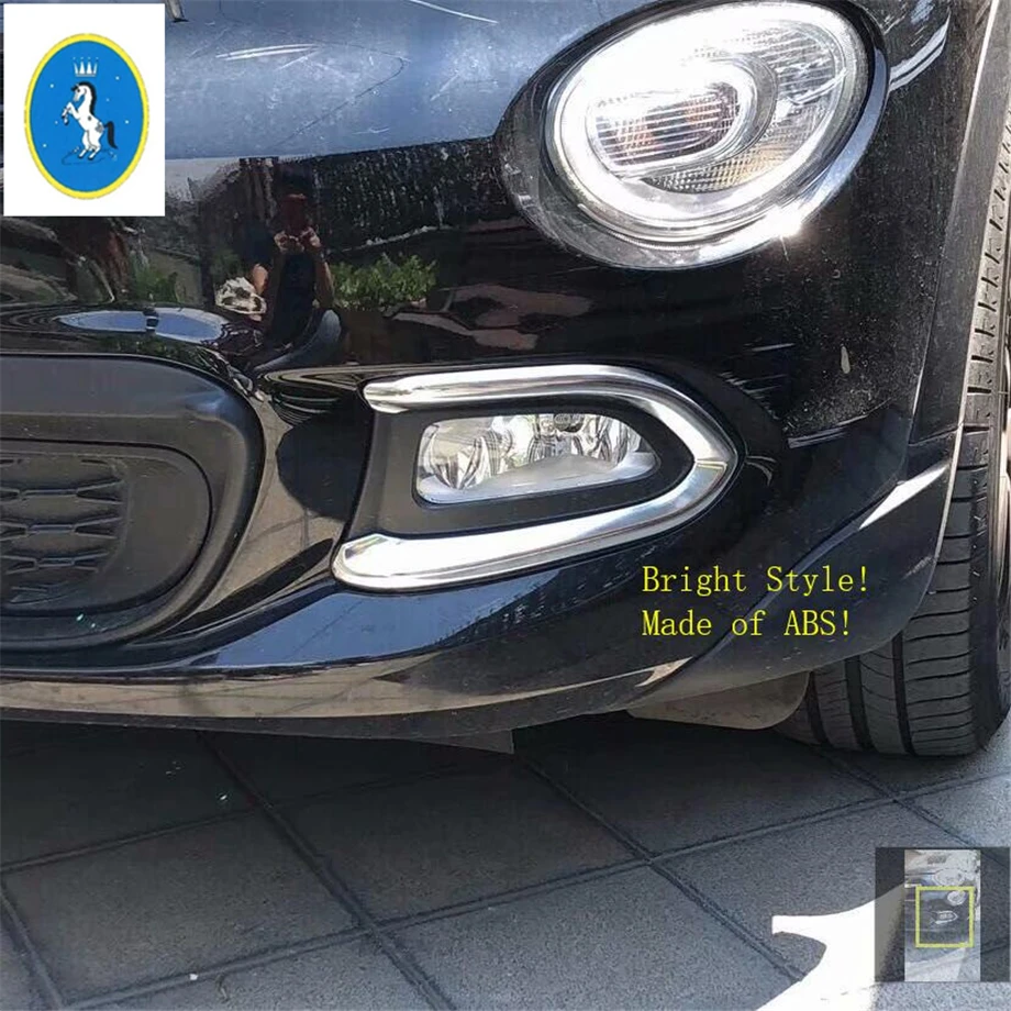 Yimaautotrims Auto Accessory Front Head Fog Lights Foglights Lamp Eyelid Eyebrow Cover Kit Fit For Fiat 500X 2015 2016 2017 2018
Yimaautotrims Auto Accessory Front Head Fog Lights Foglights Lamp Eyelid Eyebrow Cover Kit Fit For Fiat 500X 2015 2016 2017 2018