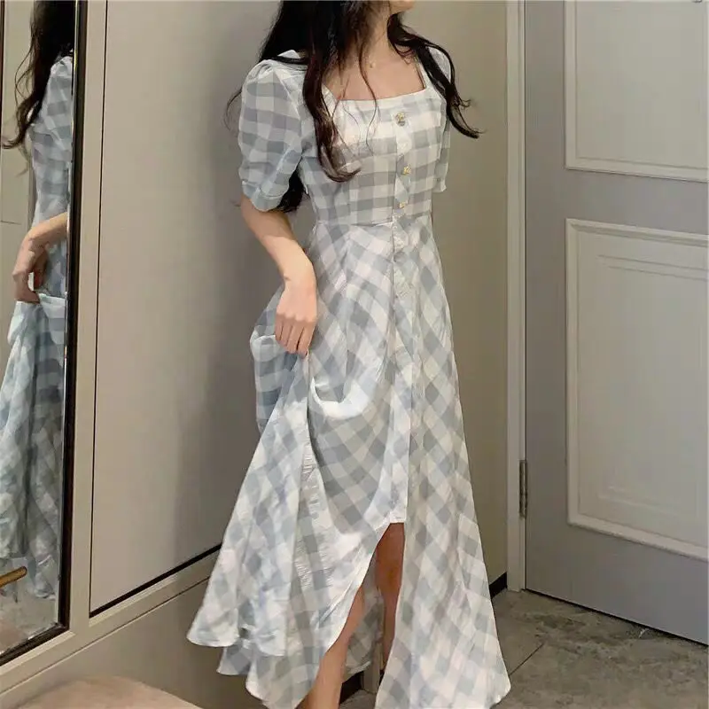 Женское длинное платье с квадратным вырезом, элегантное платье для отдыха на море, весна-лето 2022
Женское длинное платье с квадратным вырезом, элегантное платье для отдыха на море, весна-лето 2022