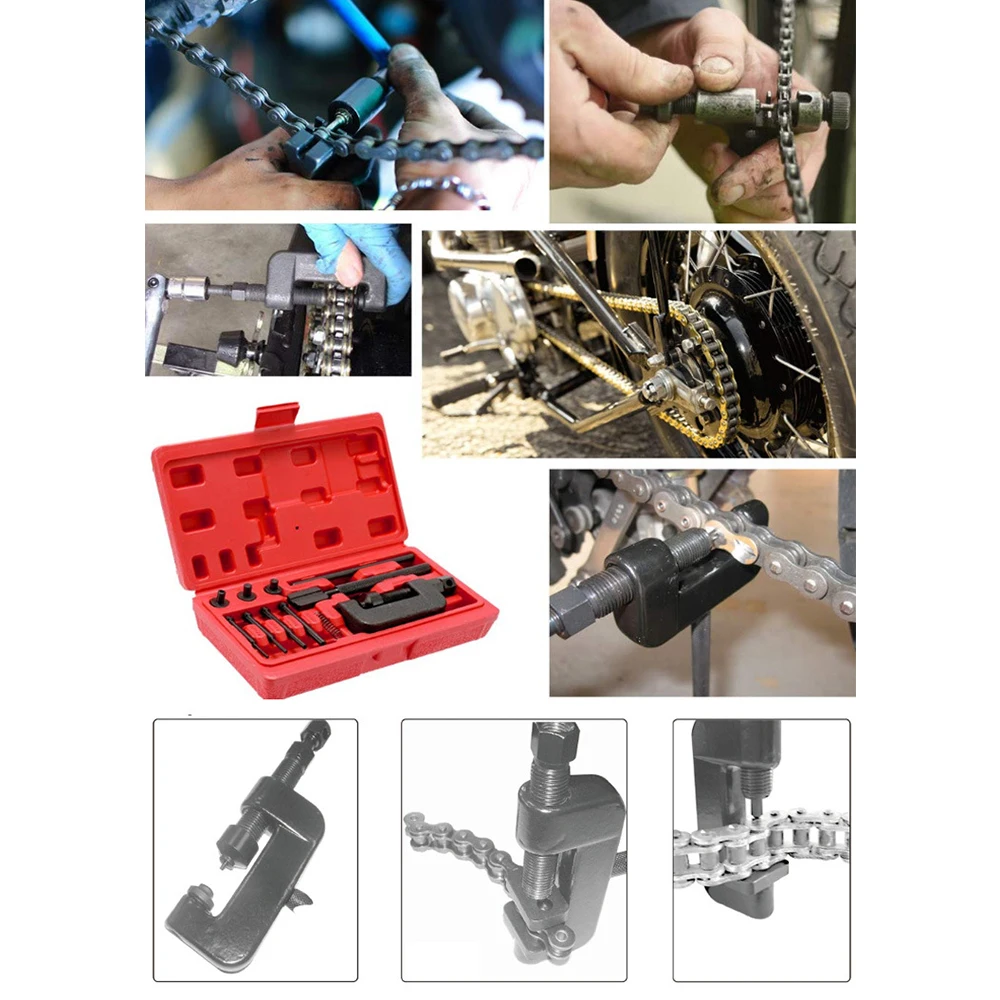9Pcs/Set Cycling Chain Disassemble Tool Bicycle Chain Remover Splitter Breakers Repair Tool Disassembly Cutting Device Removal
9Pcs/Set Cycling Chain Disassemble Tool Bicycle Chain Remover Splitter Breakers Repair Tool Disassembly Cutting Device Removal
