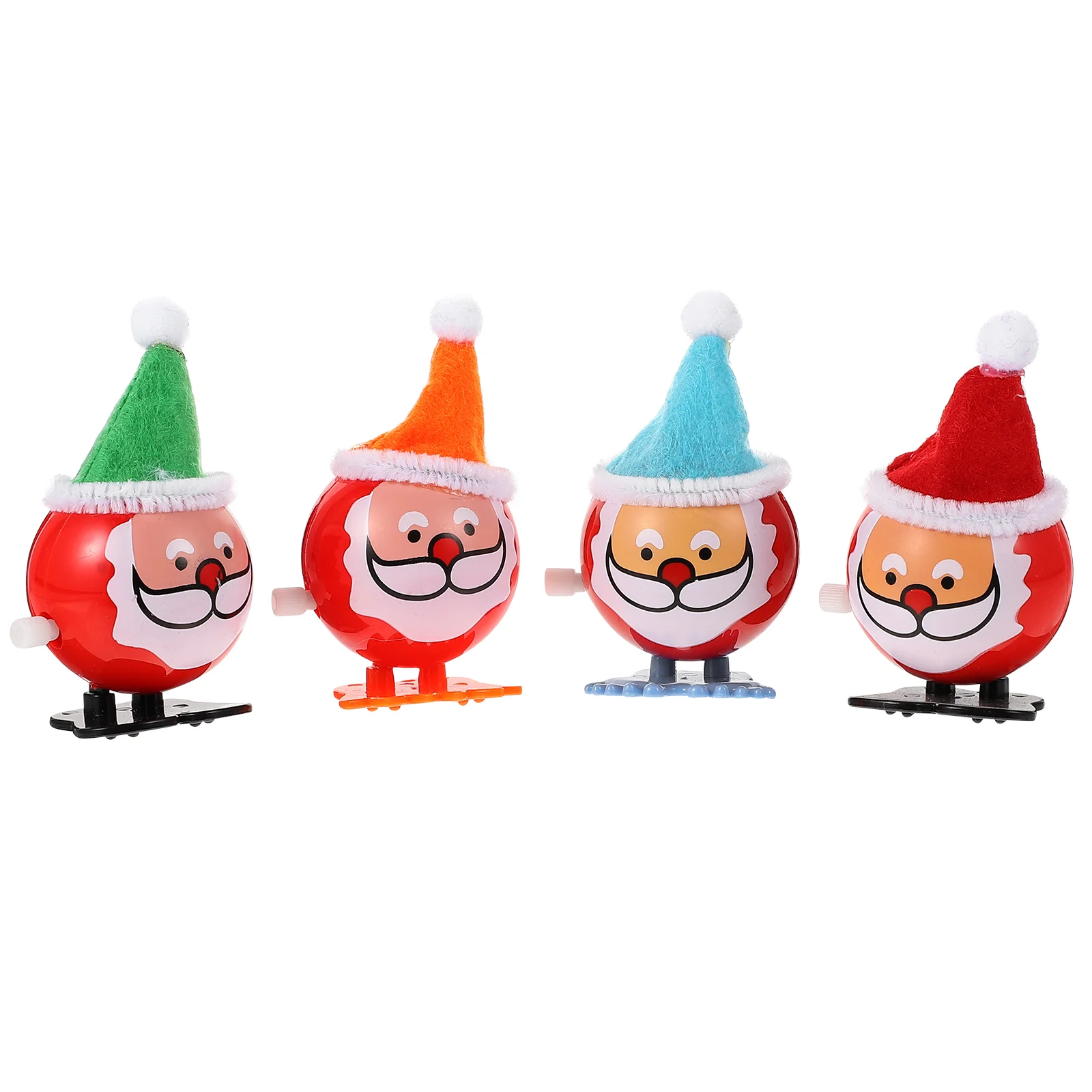 

4 шт. рождественские заводные игрушки, Рождественская тематика, заводная игрушка для детей