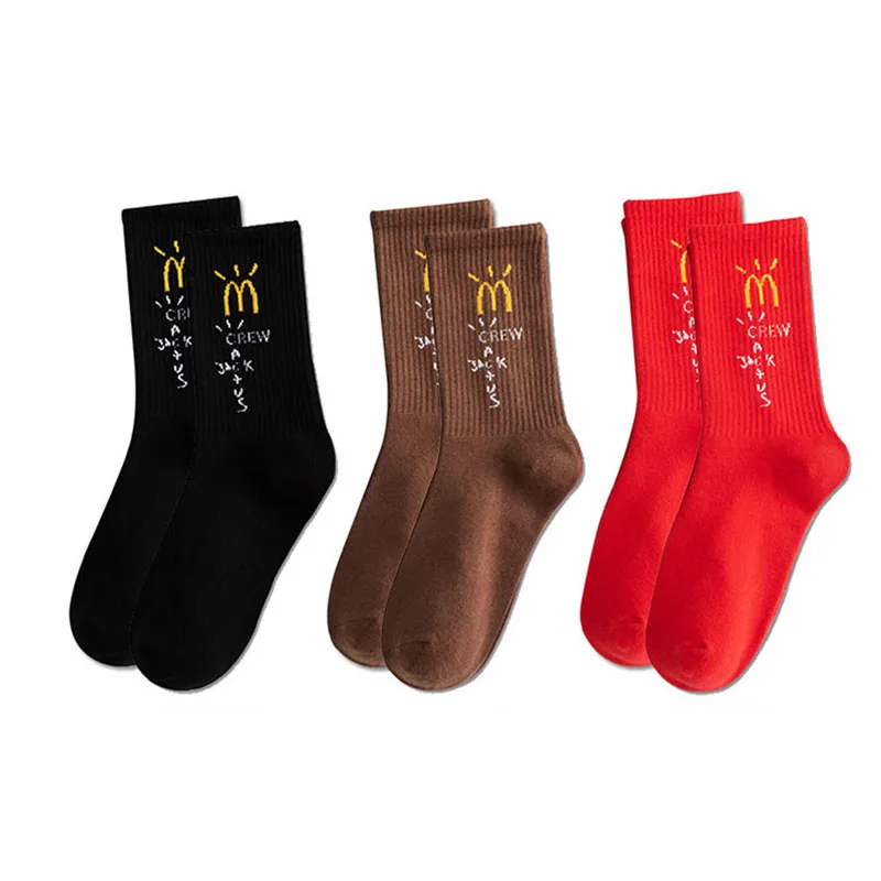 Travis Scott Men's Socks Skateboard Running Hip-hop Socks Sports Happy Designer Funny Weed Chaussette
Travis Scott Men's Socks Skateboard Running Hip-hop Socks Sports Happy Designer Funny Weed Chaussette
