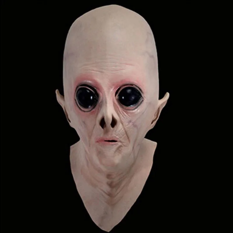 

Halloween Alien Headgear Movie Theme Full Mask Cos Ghost Mask Horror Adult Men Latex Scary Props Masque Effrayant Griezel Masker
