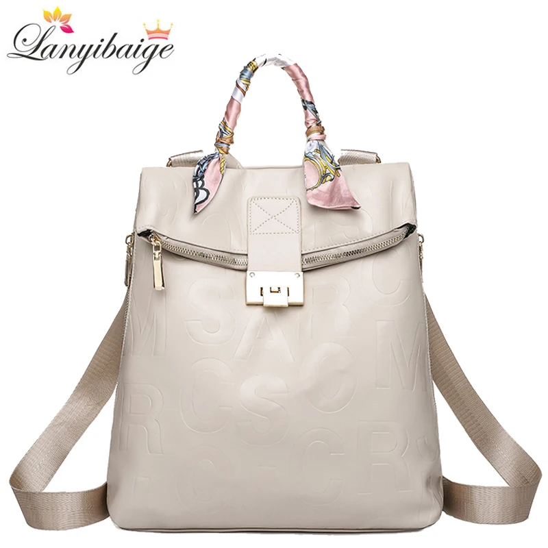 2021 New Women Leather Backpacks Large Capacity Travel Rucksack Fashion School Bags for Teenagers Girls Shoulder Bags Mochilas
2021 New Women Leather Backpacks Large Capacity Travel Rucksack Fashion School Bags for Teenagers Girls Shoulder Bags Mochilas