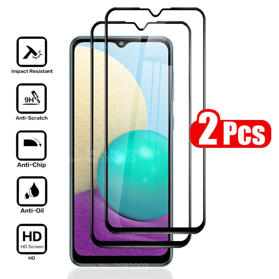 2Pcs Full Cover Protector For Samsung Galaxy A02 Glass Flim For Samsung A02 Screen Protector on Galaxy A 02 Tempered Glas
2Pcs Full Cover Protector For Samsung Galaxy A02 Glass Flim For Samsung A02 Screen Protector on Galaxy A 02 Tempered Glas
