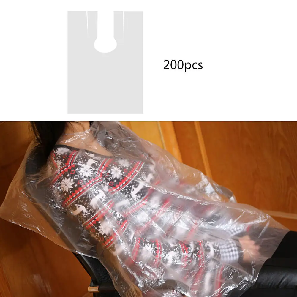 200pcs 78X110cm Disposable Hairdressing Capes Transparent Waterproof Hair Dye Cape Hair Styling Tools
200pcs 78X110cm Disposable Hairdressing Capes Transparent Waterproof Hair Dye Cape Hair Styling Tools