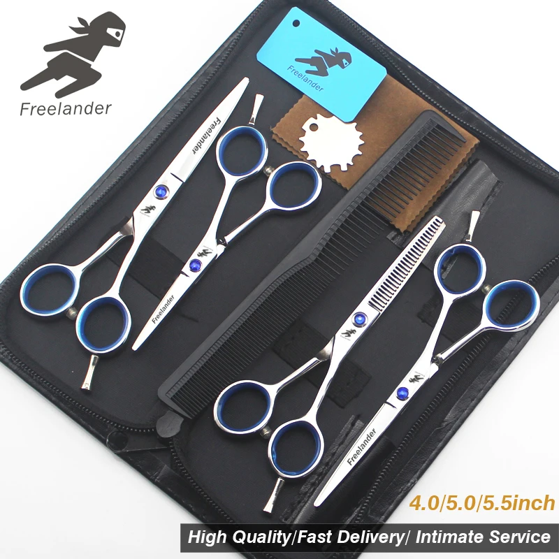 4.0/5.0/5.5 inch Professional hair Barber scissors set straight scissors and curved pieces hair care & styling 
4.0/5.0/5.5 inch Professional hair Barber scissors set straight scissors and curved pieces hair care & styling
