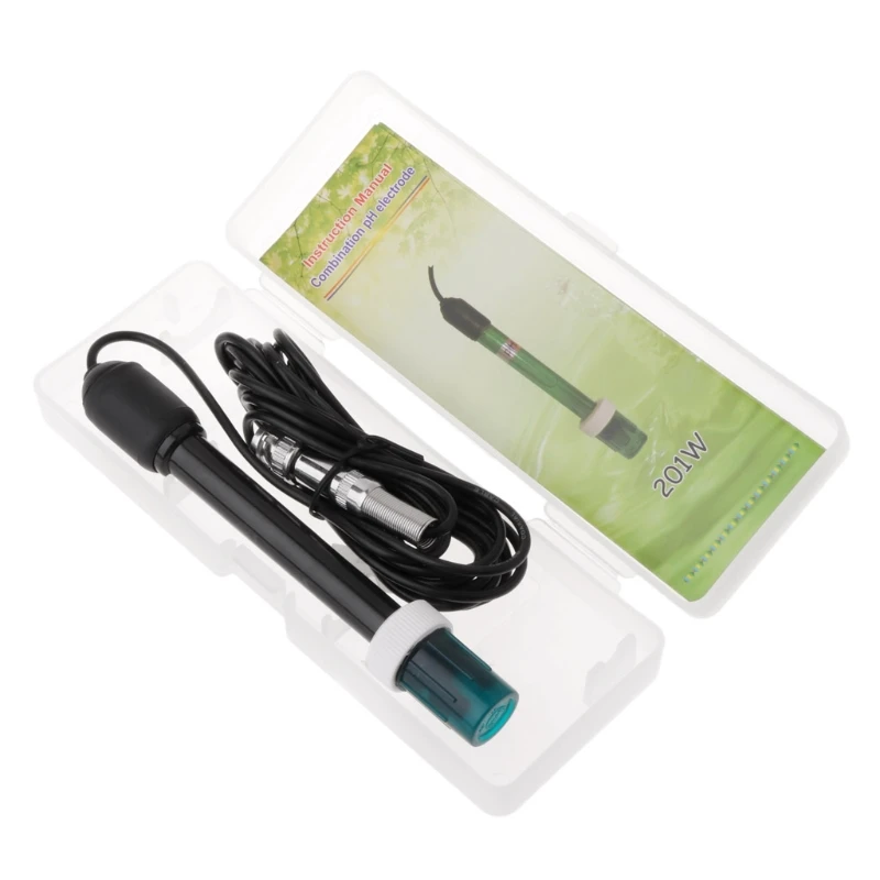 PH Tester 425D pH Electrode with 300cm Cable BNC Socket 0.01pH Accuracy 0.00~14.00pH Range Tools Aquarium PH Analysisi
PH Tester 425D pH Electrode with 300cm Cable BNC Socket 0.01pH Accuracy 0.00~14.00pH Range Tools Aquarium PH Analysisi
